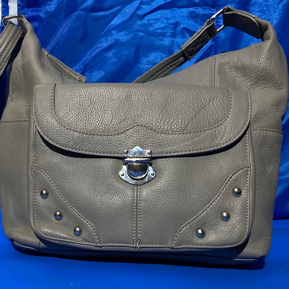 Leather Front Pocket with Studs CCW Purse by Roma